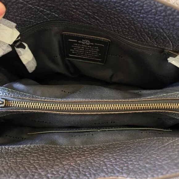 Coach Mercer 24 Iridescent Hologram Leather Satchel Crossbody NWT Auth - Picture 10 of 16